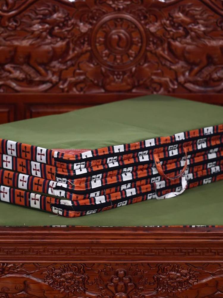 Tibetan folding mattress floor pad pearl cotton cotton camping cushion cushion gymnastic pads Tibetan cushion sponge pad meditation cushion