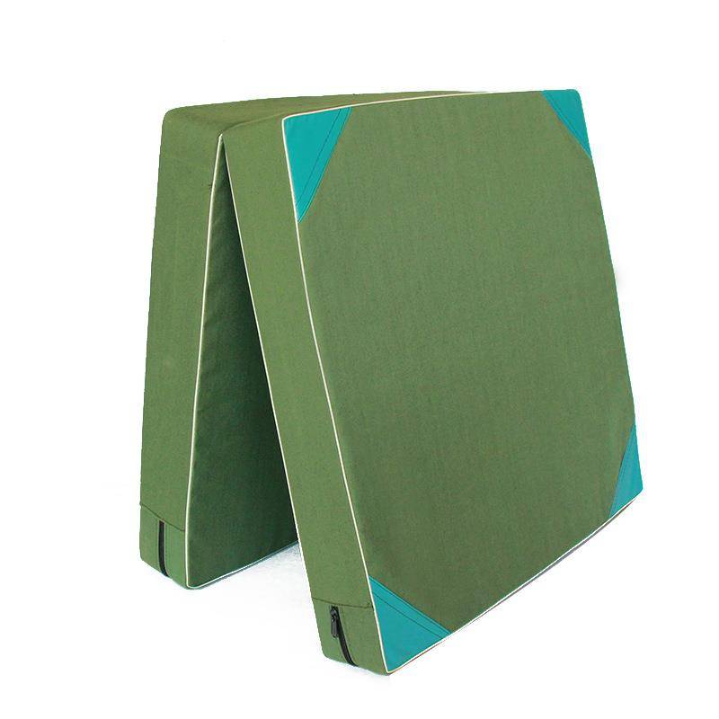 Folding gymnastics cushion Student body test lying on the cushion, fitness cushion PU yoga dance practice pad