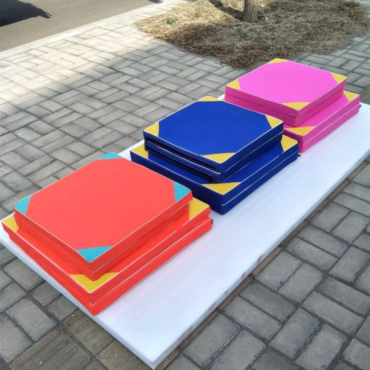 Gymnastic pad canvas pad dance cushion yoga mat martial arts training pads and rolling pads up lyric cushion