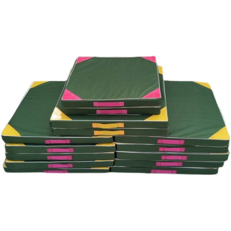 Gymnastic pad canvas pad dance cushion yoga mat martial arts training pads and rolling pads up lyric cushion