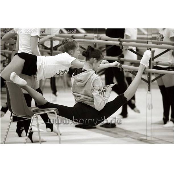 A jump in gymnastics, professional gymnastics, white socks