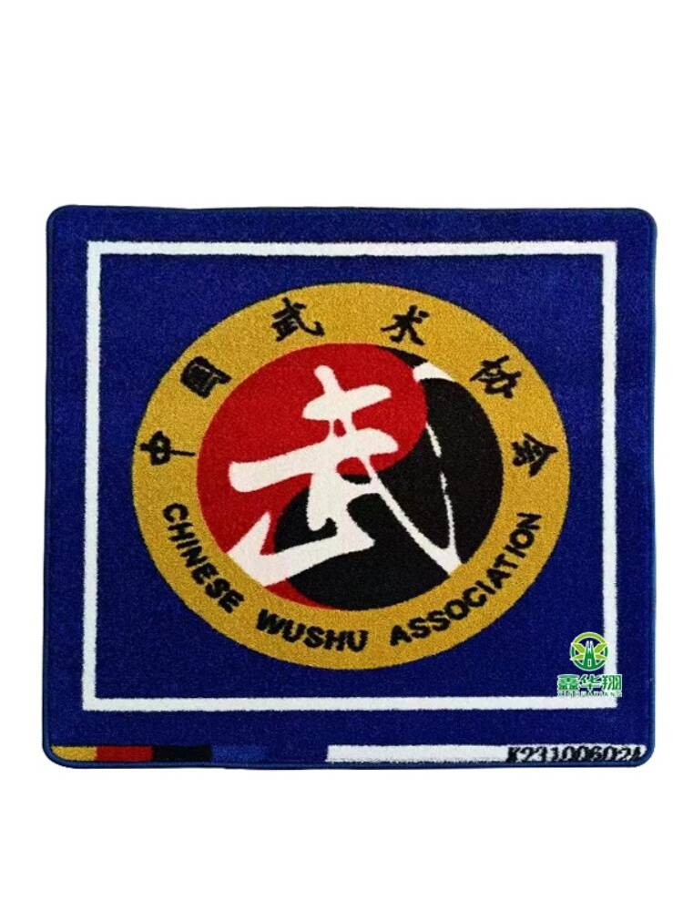 The martial arts carpet dance gymnasium with the training carpets for the gymnasium