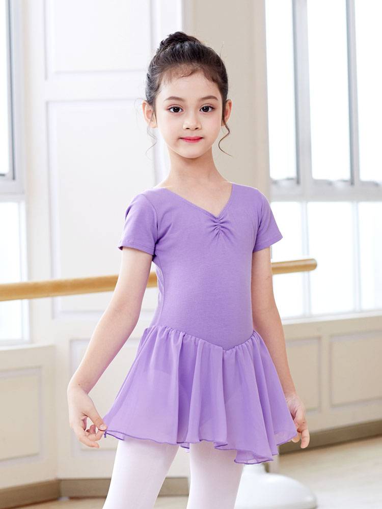 Children ' s dancing and gymnasium girls ' dancing dress in Chinese dance dress and baby ballet dress