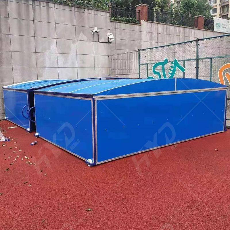 High jumping pad protective shed gymnastics cushion protective shed sponge bag sponge padding bottom jump high protective shed