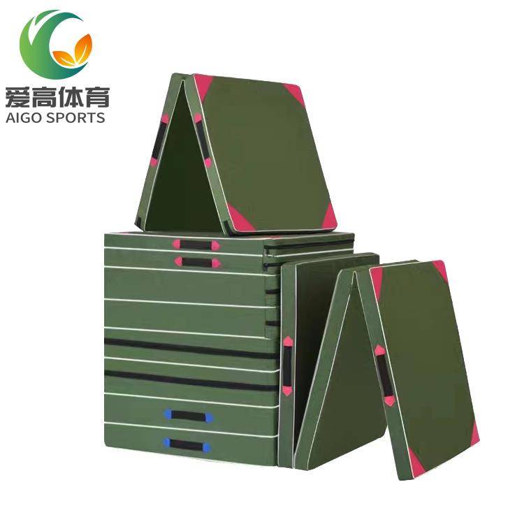 Folding cushion gymnastics pads up lying on the cushion Student sports dance training empty fighter training sponge pad