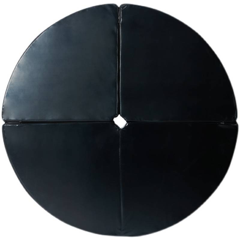 Gymnastic hanging ring in the air, yoga steel pipe dance cushion, high -altitude anti -fall protection sponge four folds round thick fitness