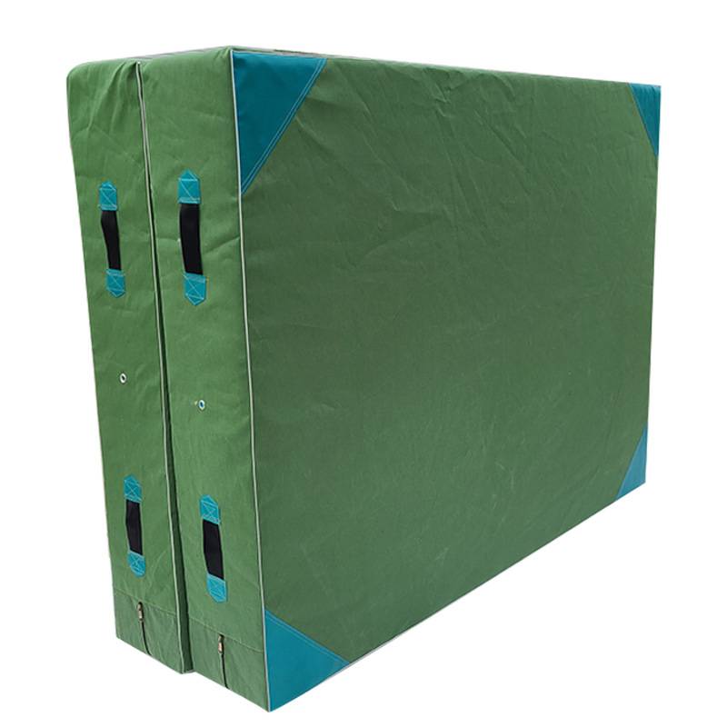 Gymnastics sponge pad folding air fans martial arts taekwondo training rock climbing protection cushion gymnastics pad sponge bag jumping pad