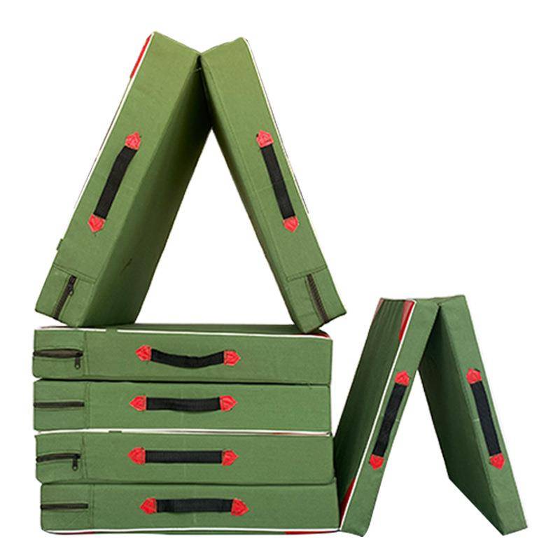 Gymnastics pads up lying on cushion Students in the middle school entrance examination for high folding dancing dance sponge pad sports training cushion