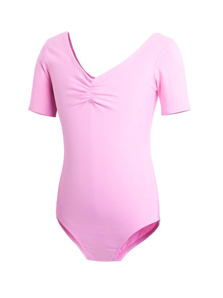 Children's dance dress, short-sleeve ballet dress, Chinese girls danced and danced for gymnasium