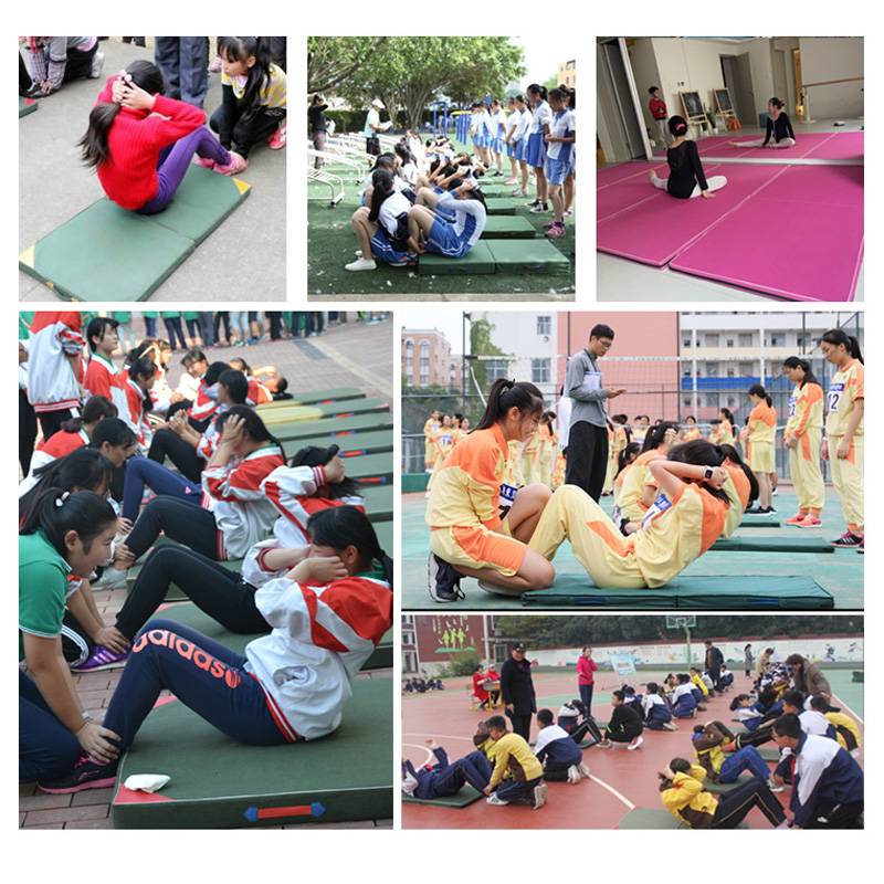 Start up in a cushion, gymnastics sponge student dance sports class training empty pad folding middle school entrance examination special training