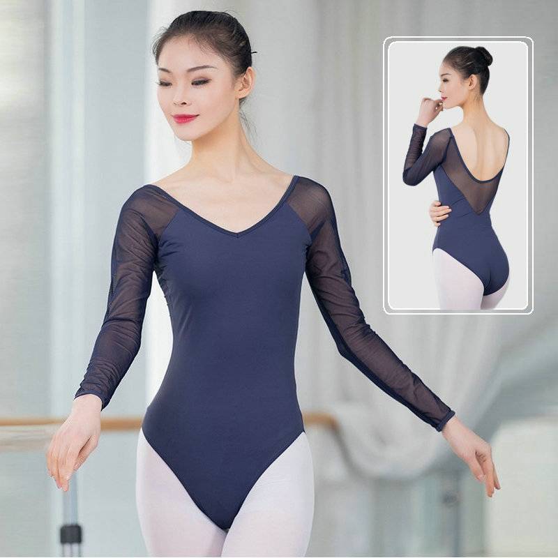 Dancing and ballet, long-sleeved, back-back, air yoga