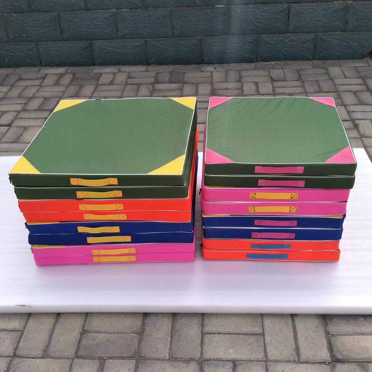Thickened gymnastics pad folding wrestling martial arts training and protection cushion Taekwondo dance skills cushion pads upper cushion
