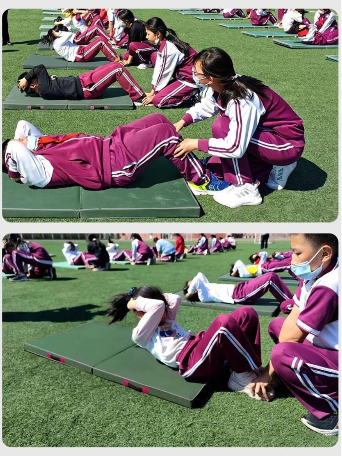 Start up in a cushion Sports Training Air Turning Entrance Entrance Exam Sponge Cushion Kindergarten Children's Dance Gymnastics Pad