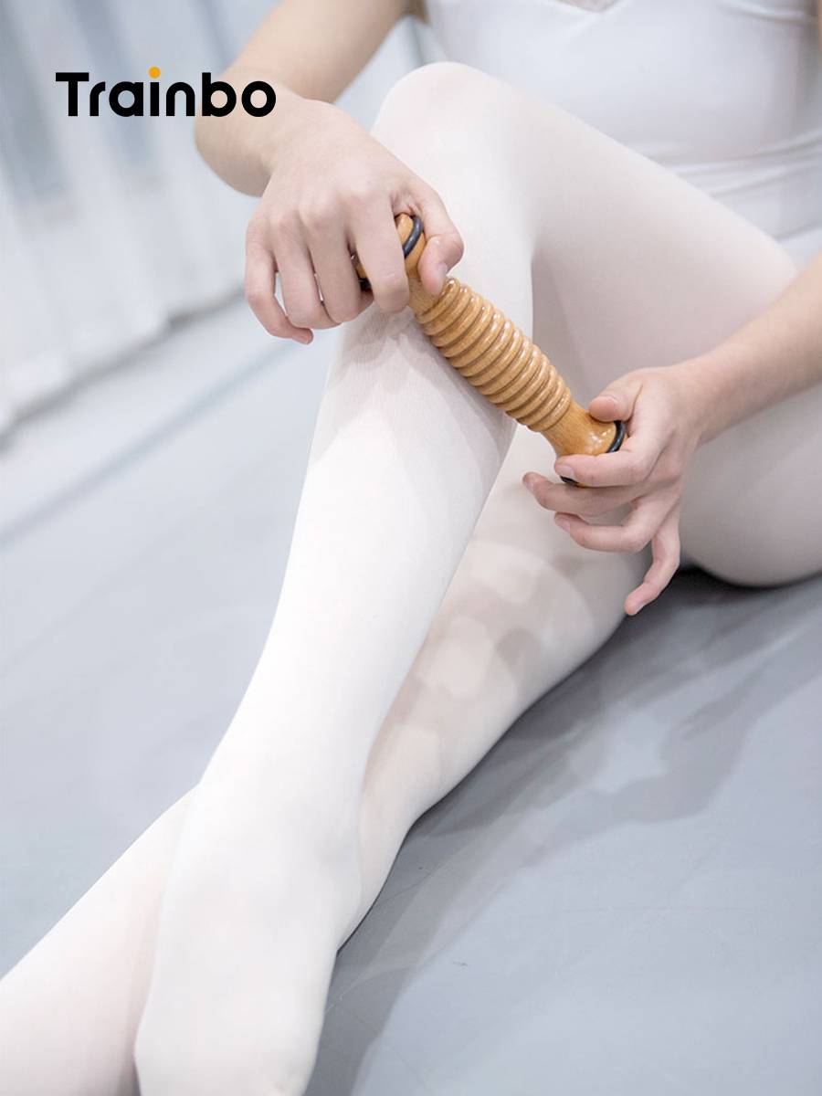 Trainbo, dance foot massage, gymnasium foot foot muscles relax ballet wood rod rollers