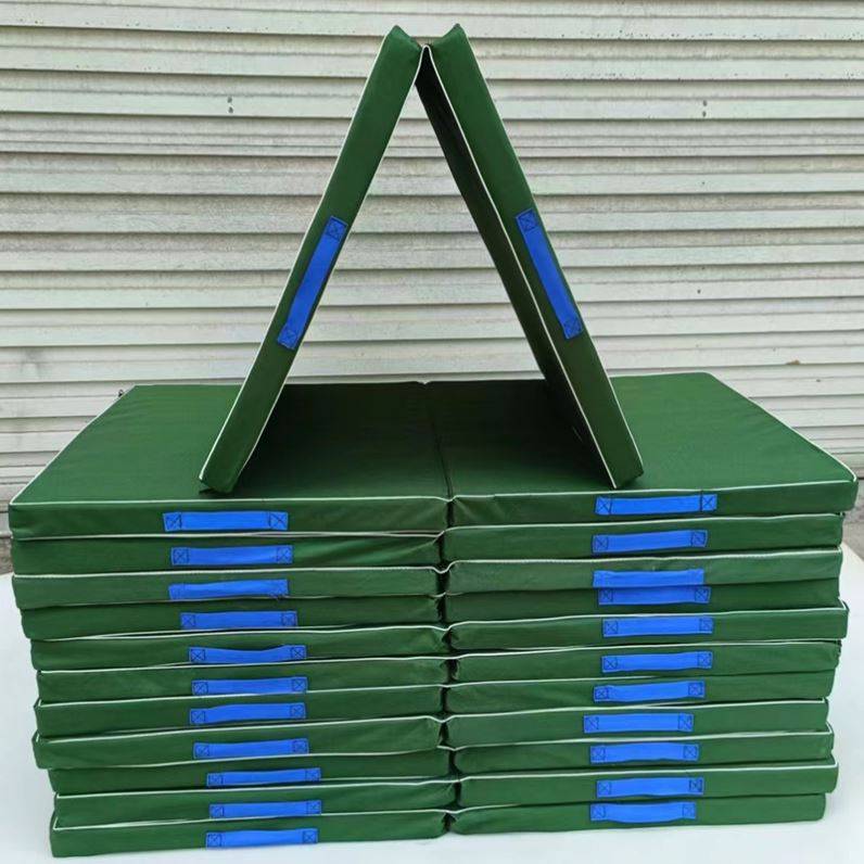 Small gymnastics pads folded up and upper cushion Student sports training pads lunch cushion lunch cushion office