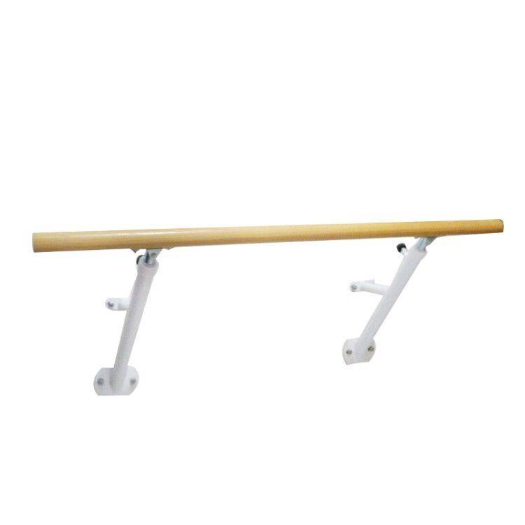 Wall-mounted dance with a stick to the leg