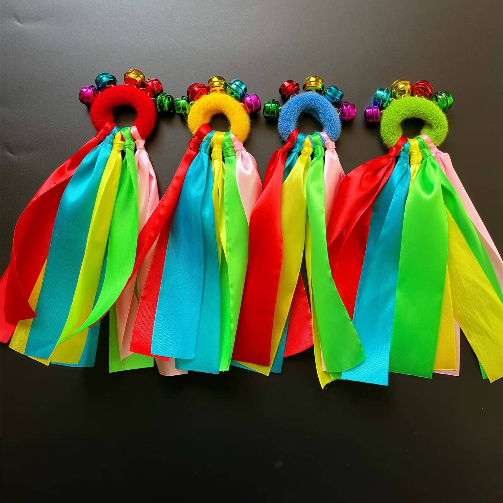 Hand-string-and-sling kindergarten light-weapons early-motion gymnasium prop with a high-bulletial ring 6-1 dance prop