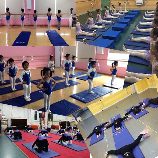 Karls Children's Dance Cushion Yoga Beginner Thicked Anti -Skating Gymnastics Gymnastics Girl Practice Cushion Home