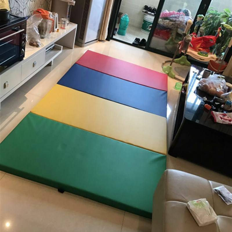 Gymnastic pads Four folds color dance pad multi -fold sponge pad gymnastics training mats children's dance practice cushion