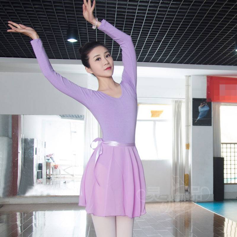Ballet costumes, dance troupe, long-sleeved suit, big-back butterflies gymnastics, thongs