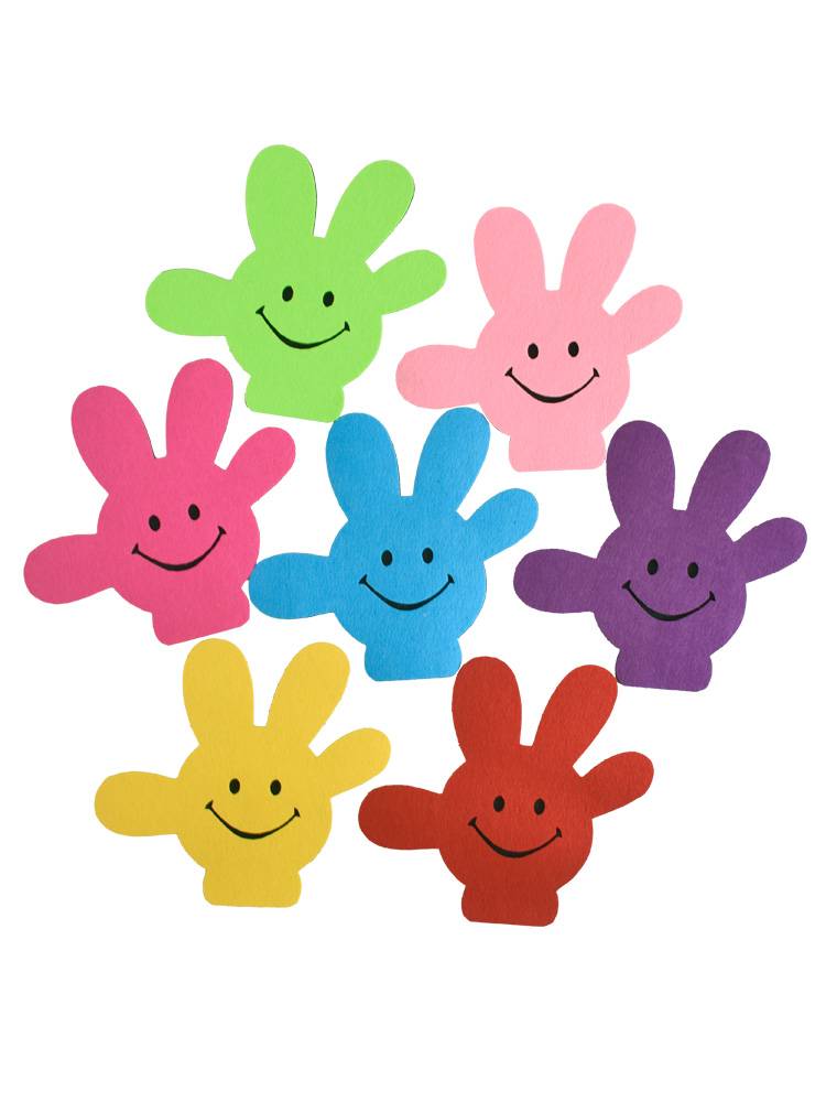 The opening of Mickey's Handy Gloves Games, with the hands of the kindergarten dancers, and a group of machines