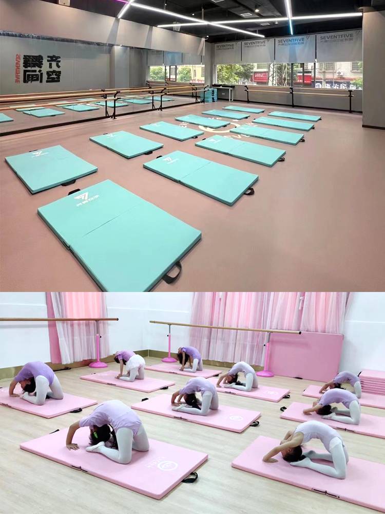 Dance pads up lying on the cushion folding skills Children's practice pads for the middle school entrance examination pads students sports gymnastics pads