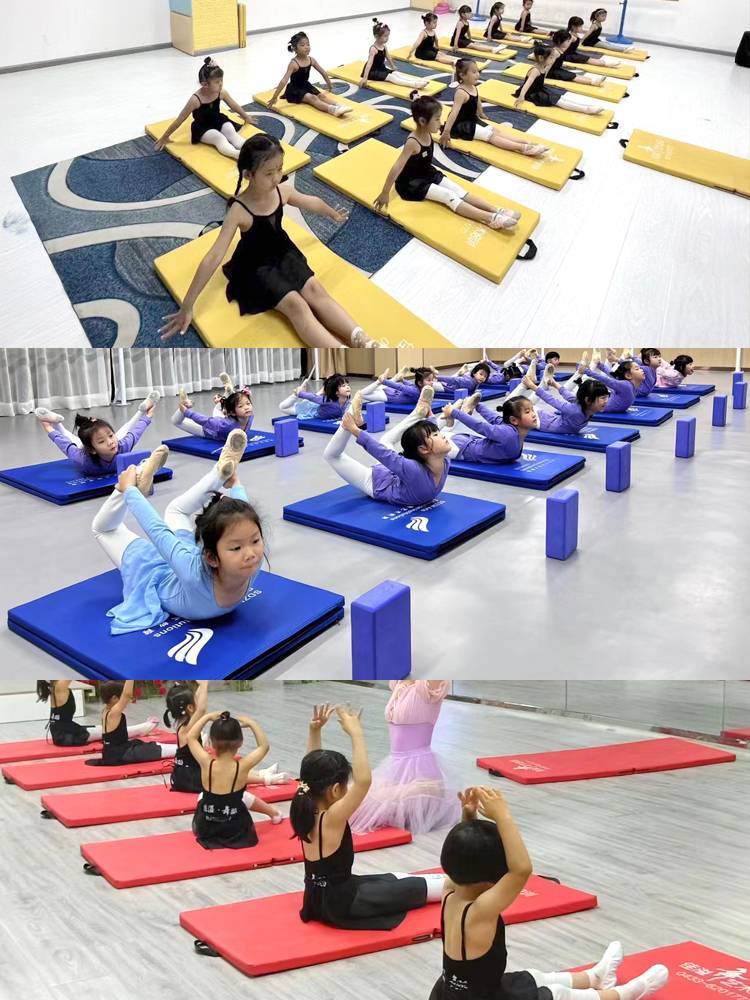 Dance pads up lying on the cushion folding skills Children's practice pads for the middle school entrance examination pads students sports gymnastics pads