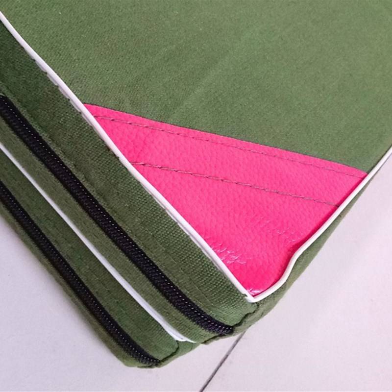 Canvas Trippical Gymnastics Cushion Canvas Dance Dance Putting Fitness Cushion Folding Folding Stroke Stroke Cushion Multifunctional Gymnast