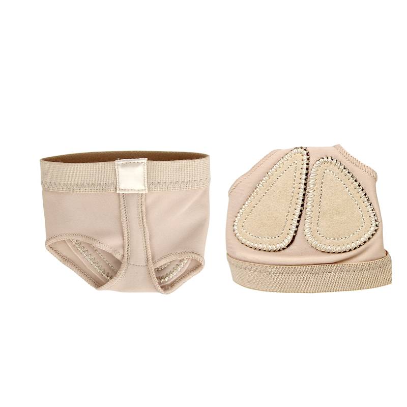Gymnasium leg protection, pre-dancing soles, belly shoes, two holes in modern dance shoes, half-foot palms
