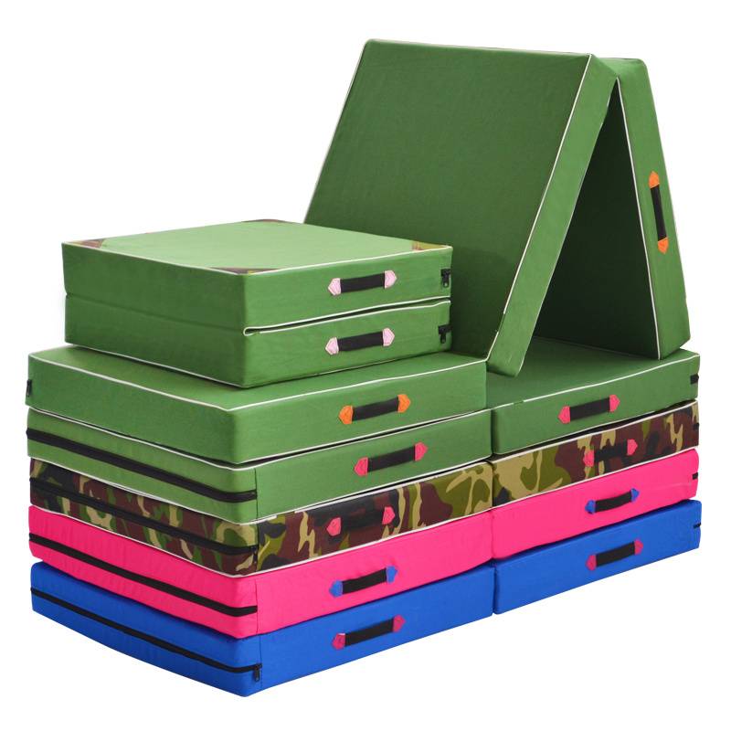 Gymnastics pads up lying on cushion folding sponge pad Student Sports Entrance Exam Sports Children's Home Dance Training Exercise