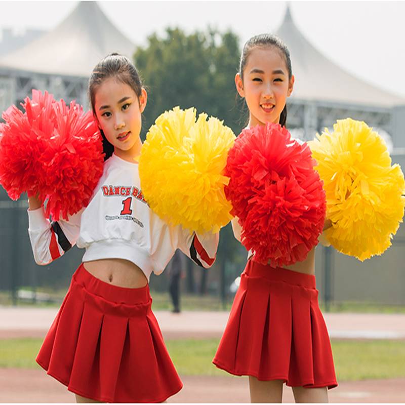 The cheerleading team's two-headed tiara ball plaza dancing with the gymnasium ball