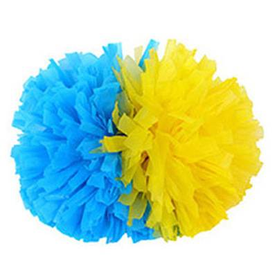Blue and yellow on the right and left