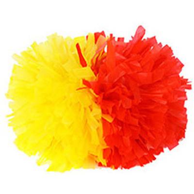 Red and yellow on the right and left