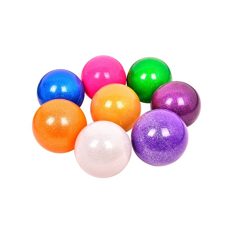 lui's specialty art gymnastics ball, red, blue, green, orange and silver 15/18/18/18.5 cm