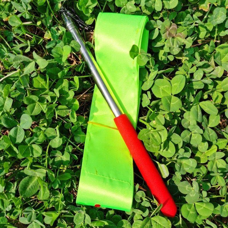 1 metre stainless steel + 5 cm green wide pack