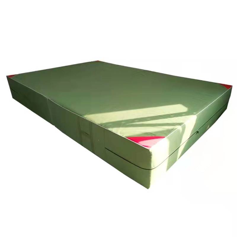 Martial arts gymnastics mat, air turning protection cushion sponge mat, folding fire training mat, dance pad