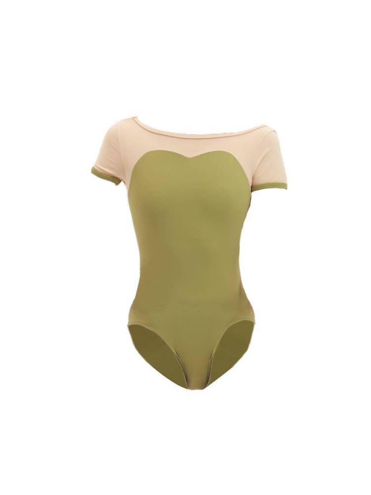 YUMO NEW BALLET GYMNASIUM CLOTHES SCATTERED SHORT-SLEEVED CLOTHES
