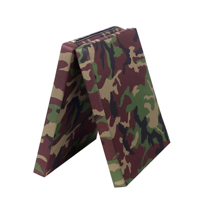 Camouflage sports training gymnastics pads Folding sponge pads up lying up lying on cushion Children's dance exercises empty fighter