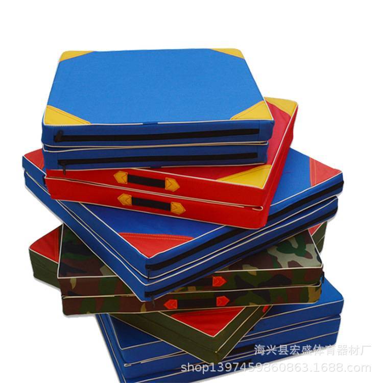 Thickened folding gymnastics pad children practicing exercise fitness sponge mats Student sports training to sit up with special mats