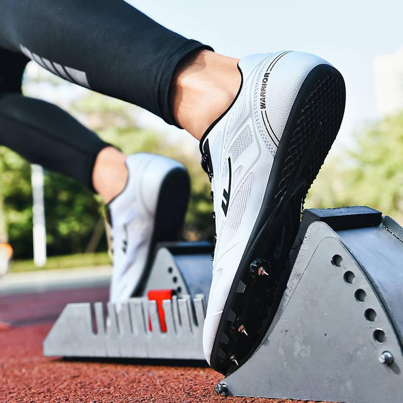 Hui force track and field nail shoes thick sole short running long distance running shoes track and field nail shoes