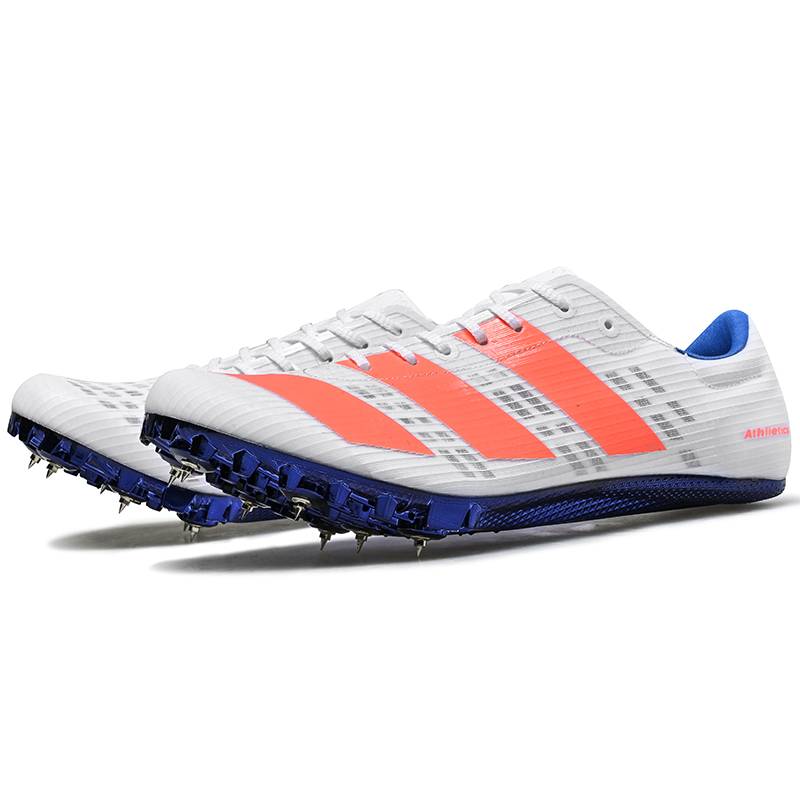Internet celebrity small cicada professional track and field nail shoes male and female students medium sprint nail shoes jump long jump sports junior high school entrance examination training
