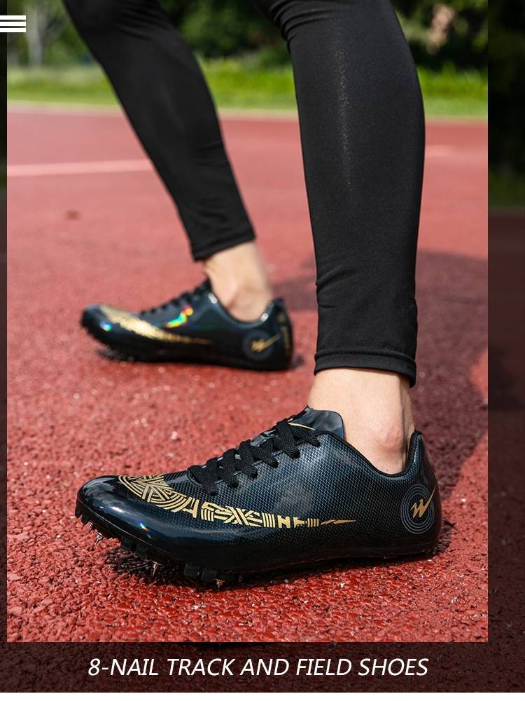 Two -star nail shoes track and field sprint female nail shoes female running remote shoes middle school entrance examination sports student competition running shoes men