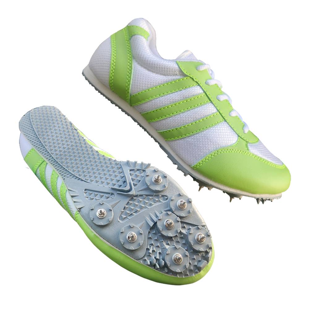 Nailed-shoe sprinting, male and female