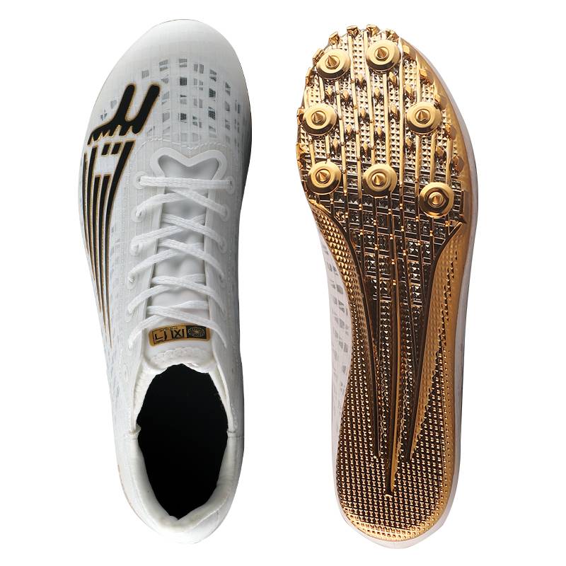 Strong Wind Bolt's same track and field sprint men and women nail shoes mid -long run jumping shoes middle college entrance examination