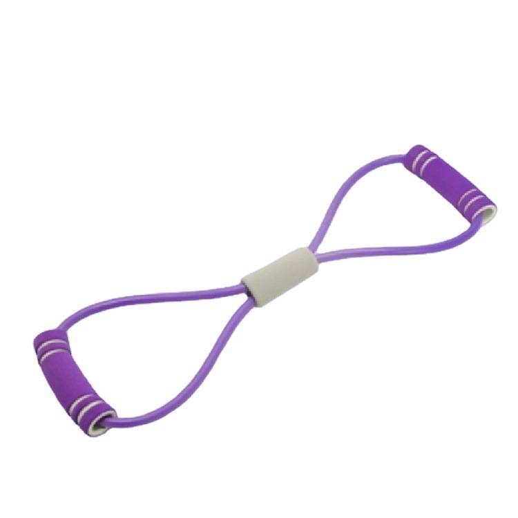 Eight-character tension ropes-purple