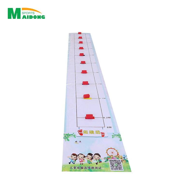 Body test jumping pad