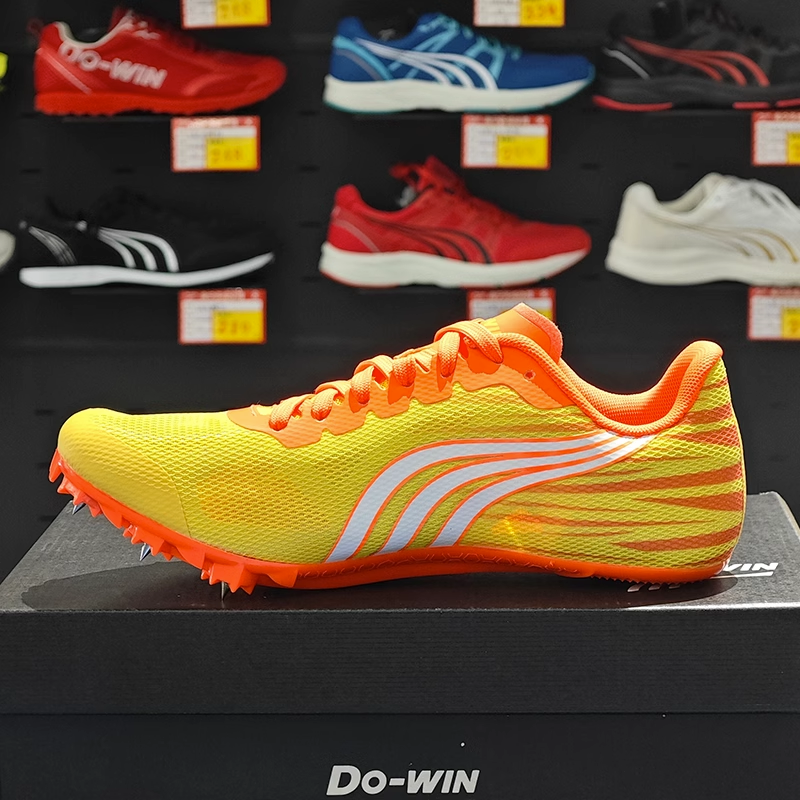 Domwee nail shoes light 1 full palm carbon plate nail shoes track and field sprint men's professional competition running long nail shoes