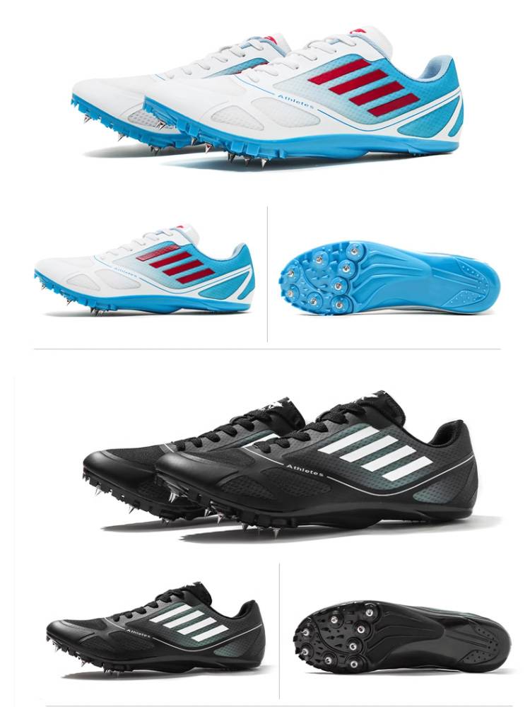 The third -class frog jumping shoe of the middle school entrance examination, men's track and field, standing remote shoe elite physical examination, running training nail shoes female