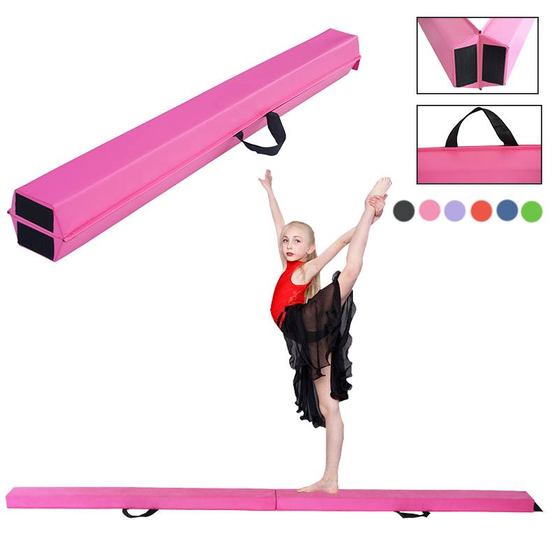 Children's indoor gymnastics training PVC folding balance wood adult yoga dance family sports balance bar