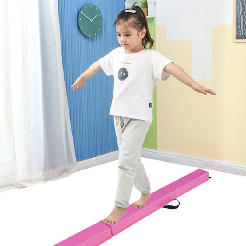 Children's indoor gymnastics training PVC folding balance wood adult yoga dance family sports balance bar